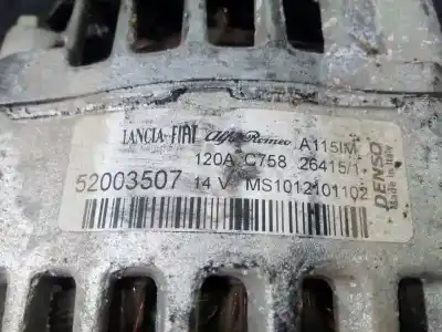 Автозапчастина б/у генератор для fiat doblo ii (152) pop посилання на oem iam 52003507 p3-b5-1-3 ms1012101102