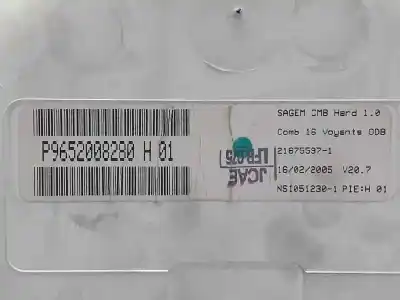 Peça sobressalente para automóvel em segunda mão quadrante por citroen c3 1.4 hdi exclusive referências oem iam p96520082b0 e3-b2-3-2 21675597