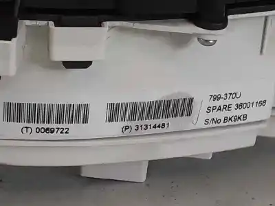 Peça sobressalente para automóvel em segunda mão quadrante por volvo v40 momentum referências oem iam 36001166 e3-b5-3-1 31314481