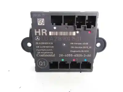 Second-hand car spare part electronic module for mercedes clase cls (w218) cls 250 cdi be (218.303) oem iam references 2189001501  2188201626