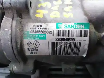 Peça sobressalente para automóvel em segunda mão compressor de ar condicionado a/a a/c por dacia sandero laureate referências oem iam 8200840899 p3-a1-25-3 05465502062