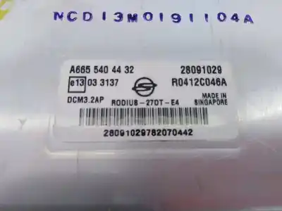 Автозапчастина б/у ебу контролер двигуна для ssangyong rodius xdi посилання на oem iam a6655404432 e3-a3-18-4 28091029