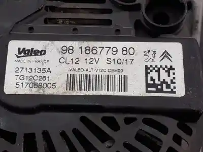 Pezzo di ricambio per auto di seconda mano alternatore per citroen c-elysée seduction riferimenti oem iam 9818677980 p3-a4-13-4 tg12c261