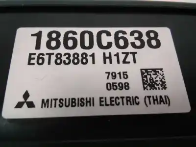 Автозапчастина б/у електронний модуль для mitsubishi space star (a00) kaiteki посилання на oem iam 1860c638 e3-b3-41-4 e6t83881