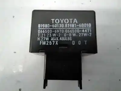 Peça sobressalente para automóvel em segunda mão módulo eletrônico por toyota land cruiser (j15) gx referências oem iam 8198060130