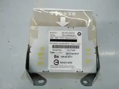 Peça sobressalente para automóvel em segunda mão módulo eletrônico por toyota land cruiser (j15) gx referências oem iam 861a060020
