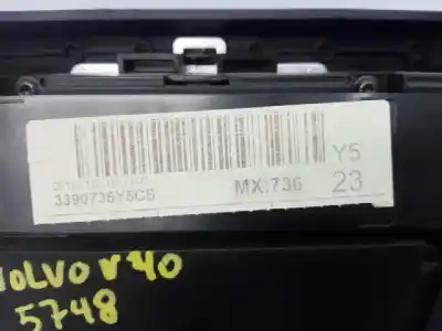 Peça sobressalente para automóvel em segunda mão comando de sofagem (chauffage / ar condicionado) por volvo v40 momentum referências oem iam 3390736y5cs e3-b5-44-1 