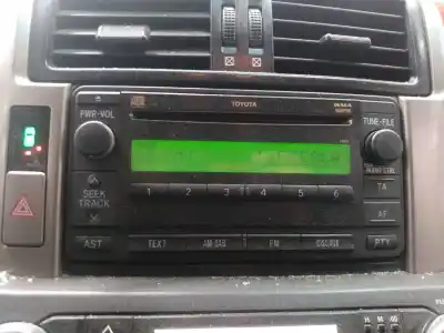 Peça sobressalente para automóvel em segunda mão sistema de áudio / rádio cd por toyota land cruiser (j15) basis referências oem iam 