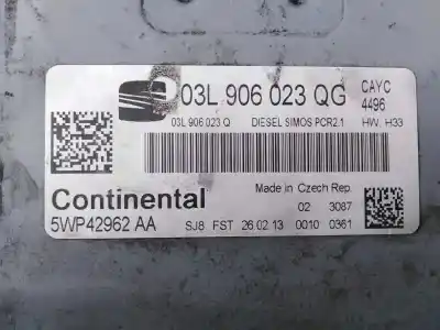 Recambio de automóvil de segunda mano de centralita motor uce para seat toledo (kg3) reference referencias oem iam 03l906023qg  5wp42962aa