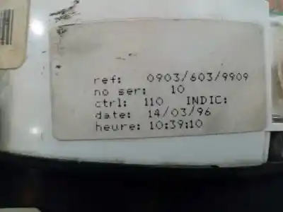Pièce détachée automobile d'occasion compteur de vitesse tableau de bord pour citroen evasion 2.1 td landscape références oem iam 1480074080 39389 e3-b2-44-4 