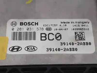 Автозапчасти б/у блок управления двигателем за hyundai i30 (pd) go ссылки oem iam 0281031578 e3-a3-44-2 391402abb0