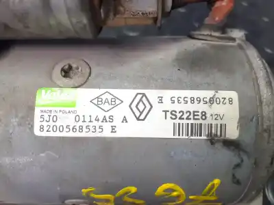 Second-hand car spare part starter motor for renault koleos dynamique oem iam references 8200568535e p3-b7-15-2 ts22e8