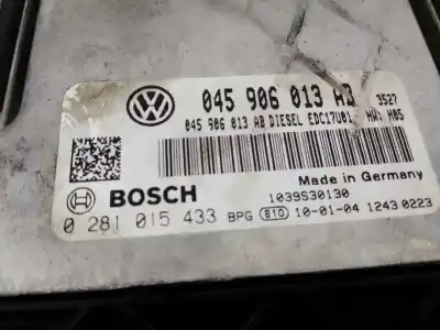 Автозапчасти б/у блок управления двигателем за seat ibiza (6j5) reference ссылки oem iam 045906013ab e2-a1-34-5 0281015433