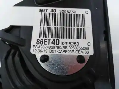 Second-hand car spare part accelerator pedal for peugeot expert combi standard oem iam references 9674829780 e3-b2-35-4 86et403296250
