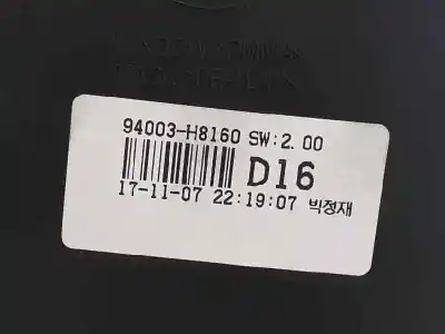 Peça sobressalente para automóvel em segunda mão quadrante por kia stonic (ybcuv) vision referências oem iam 94003h8160 e3-a2-3-1 69241711060248