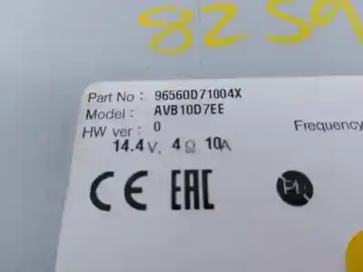 Peça sobressalente para automóvel em segunda mão módulo / sistema de navegação gps por hyundai tucson essence bluedrive 2wd referências oem iam 96560d71004x e3-a3-44-4 