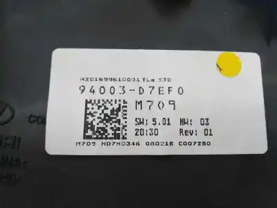 Peça sobressalente para automóvel em segunda mão quadrante por hyundai tucson essence bluedrive 2wd referências oem iam 94003d7ef0 e3-a3-35-3 