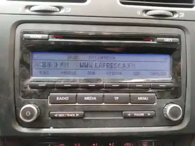 Recambio de automóvil de segunda mano de SISTEMA AUDIO / RADIO CD para VOLKSWAGEN GOLF VI (5K1)  referencias OEM IAM   