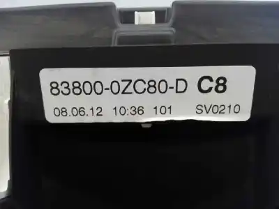 Peça sobressalente para automóvel em segunda mão quadrante por toyota auris live referências oem iam 838000zc80 e3-b2-8-1 a2c53245521