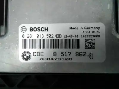 Peça sobressalente para automóvel em segunda mão centralina de motor uce por bmw x3 (f25) xdrive 20d referências oem iam 851786201 e3-a2-40-2 0281018502