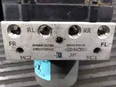 Peça sobressalente para automóvel em segunda mão abs por kia optima drive referências oem iam 58920d4170 p3-a8-27-2 58900d4170