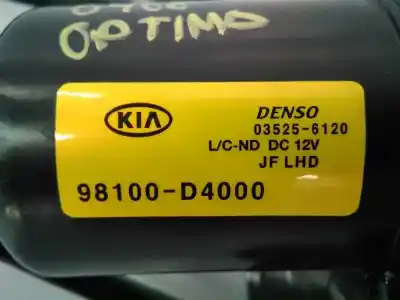 Peça sobressalente para automóvel em segunda mão motor do limpa para brisas por kia optima drive referências oem iam 98100d4000 e2-b5-20-2 035256120