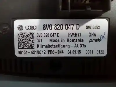 Автозапчастина б/у клімат-контроль для audi a3 (8v) ambiente посилання на oem iam 8v0820047d e2-a1-8-2 
