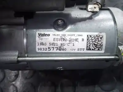 Second-hand car spare part starter motor for opel crossland x opel 2020 oem iam references 9832577880  