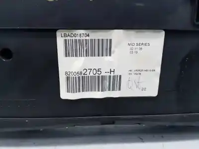 Peça sobressalente para automóvel em segunda mão quadrante por renault clio iii authentique referências oem iam 8200582705h  