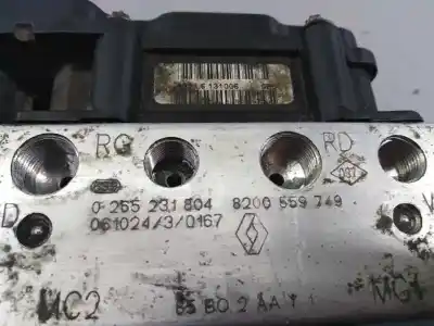 Peça sobressalente para automóvel em segunda mão abs por renault clio iii authentique referências oem iam 8200559749 p3-a8-8-4 0265231804