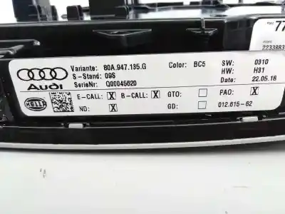 Автозапчастина б/у внутрішне світло для audi q5 (fyb) s line quattro посилання на oem iam 80a947135g e2-a1-5-9 