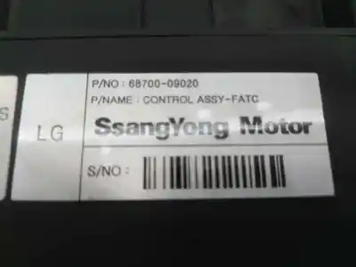 Автозапчастина б/у клімат-контроль для ssangyong actyon 200 xdi 4wd limited посилання на oem iam 6870009020 e3-a3-18-3 6k30102