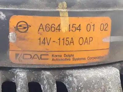 Автозапчастина б/у генератор для ssangyong actyon 200 xdi 4wd limited посилання на oem iam a6644540102 p3-a4-28-4 