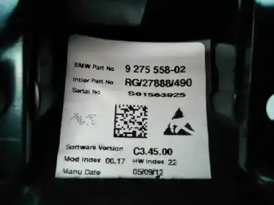 Peça sobressalente para automóvel em segunda mão quadrante por bmw mini (r56) one d referências oem iam 927555802 e3-a2-50-2 27888490