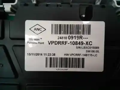 Peça sobressalente para automóvel em segunda mão quadrante por renault captur life referências oem iam 248100919r e2-a1-38-7 10849xc