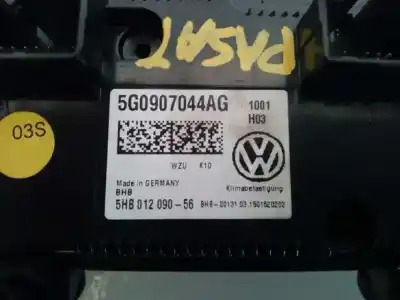 Second-hand car spare part climate control for volkswagen passat lim. (3g2) advance bmt oem iam references 5g0907044ag  