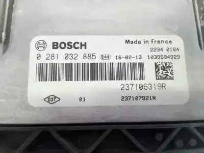 Second-hand car spare part ecu engine control for renault kangoo expression oem iam references 237106319r  0281032885