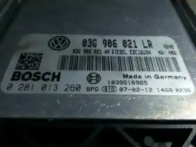 Gebrauchtes Autoersatzteil ecu-motorsteuergerät uce motorsteuergerät zum volkswagen passat berlina (3c2) edition oem-iam-referenzen 03g906021lr e2-a1-13-3 0281013260