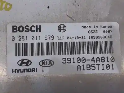 Second-hand car spare part ecu engine control for kia sorento i (jc) 2.5 crdi oem iam references 391004a810 e3-a3-36-1 0281011579
