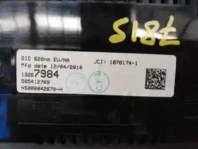 Second-hand car spare part multifunction display for opel astra j lim. cosmo oem iam references 13267984 e3-a5-22-1 565412769