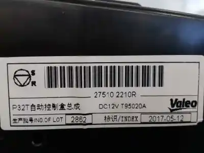 Second-hand car spare part climate control for renault kadjar zen oem iam references 275102210r e1-a1-2-4 275102210r