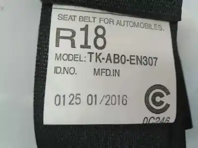 Peça sobressalente para automóvel em segunda mão cinto de segurança traseiro esquerdo por mitsubishi outlander (gf0) motion 2wd referências oem iam  e2-b4-39-2 