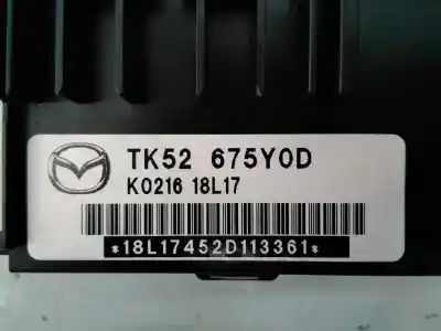 Recambio de automóvil de segunda mano de modulo electronico para mazda cx-5 zenith 2wd referencias oem iam tk52675y0d  k021618l17