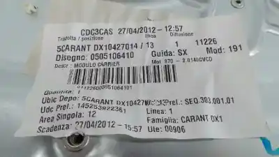 Автозапчастина б/у регулятор переднього правого скла для alfa romeo giulietta (191) distinctive посилання на oem iam 0505106410 p2-b4-9  Автозапчастина б/у регулятор переднього правого скла для alfa romeo giulietta (191) distinctive посилання на oem iam 0505106410 p2-b4-9