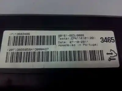 Автозапчасти б/у электронный модуль за opel zafira tourer selective ссылки oem iam 13583465 e3-a5-17-4 