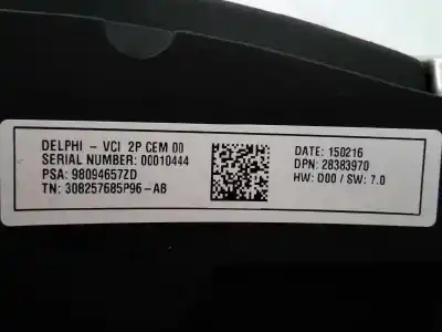 Автозапчастина б/у кермо для citroen ds4 design посилання на oem iam 98039712zd e1-a4-19-1 