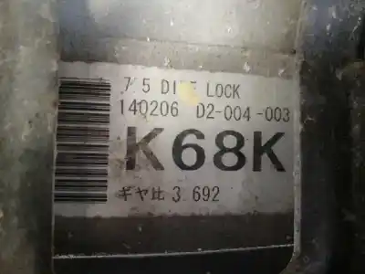 Peça sobressalente para automóvel em segunda mão diferencial traseiro por mitsubishi montero (v80/v90) 3.2 di-d edition 25 referências oem iam k68k  140206