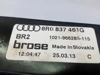 Piesă de schimb auto la mâna a doua mecanism acționare geam fațã stânga pentru audi q5 (8r) 2.0 tdi (105kw) referințe oem iam 8r0837461g e1-b6-2-4 8k0959801b