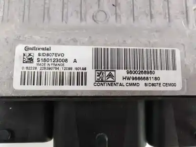 Peça sobressalente para automóvel em segunda mão centralina de motor uce por citroen c4 lim. seduction referências oem iam 9800268980 e3-b2-39-1 s180123008