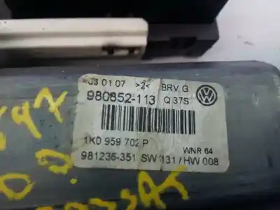 Peça sobressalente para automóvel em segunda mão motor elevador vidro dianteiro direito por volkswagen passat berlina (3c2) advance plus referências oem iam 1k0959792l  992729105